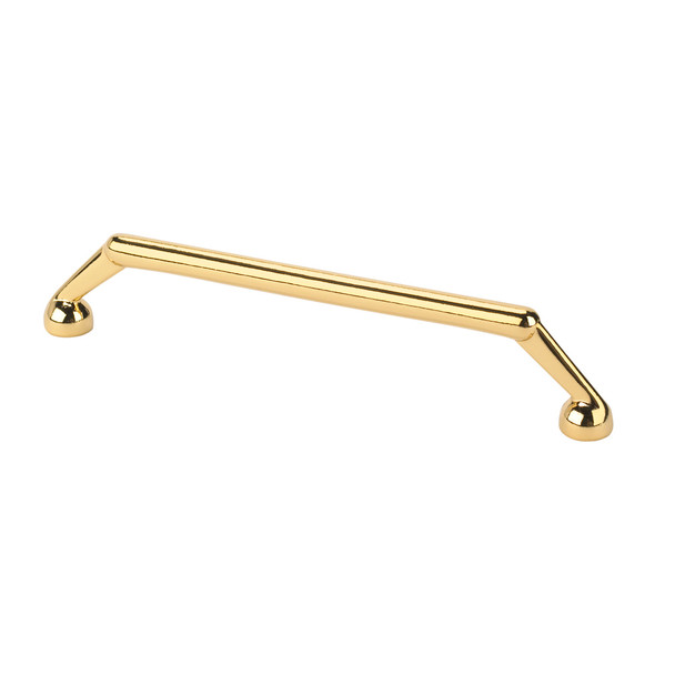 128mm CTC Thin Modern Pull with Round Base - Gold
