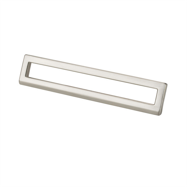 128mm / 160mm CTC Bent Rectangular Pull - Satin Nickel