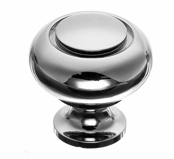 1-1/4" Dia. Ring Knob - Polished Nickel