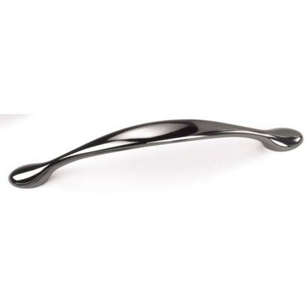 128mm CTC Delano Large Spoonfoot Pull - Black Nickel