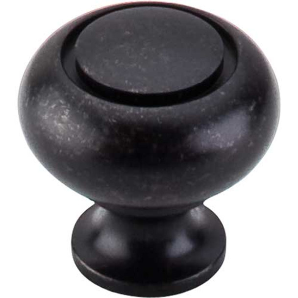 1-1/4" Dia. Ring Knob - Patina Black