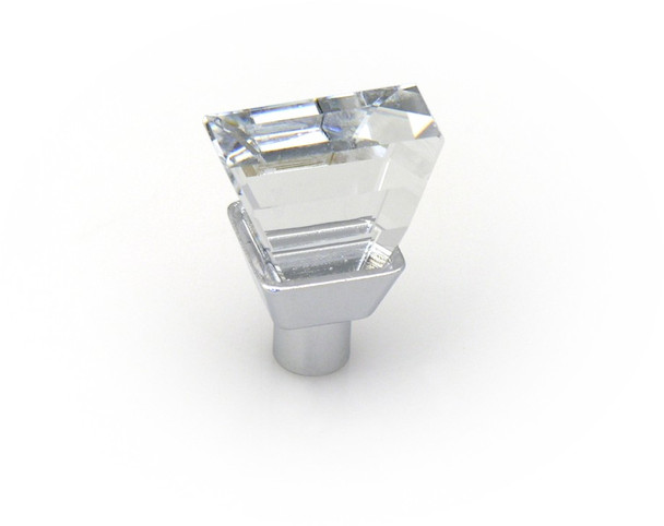 20mm Swarovski Crystal Knob - Chrome