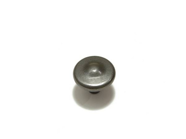 34mm Dia. Rustic Style Inspiration Round Knob - Natural Iron
