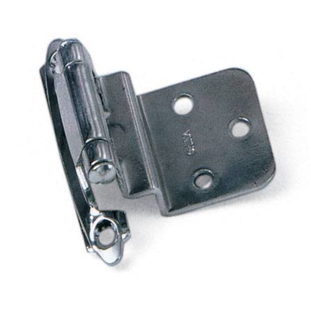 3/8" Inset Self-Closing Hinge - Chrome