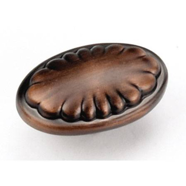 1-5/8" Oval Flower Knob - Venetian Bronze