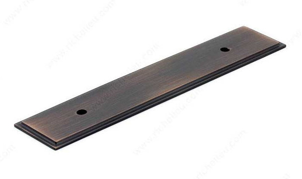 96mm Classic Rectangular Handle Backplate - Oil Rubbed Bronze