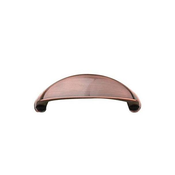 64mm CTC Transitional Style Village Collection Cup Pull - Antique Copper