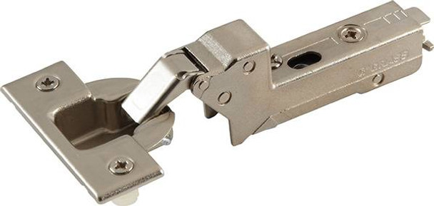 Grass Tiomos Hinge, 110 degree opening, inset, soft-close, dowel, steel, nickel-plated