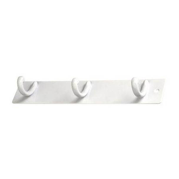 45mm Urban Style Simple Triple Hook Rack - White