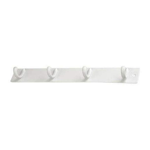 45mm Urban Style Simple Quadruple Hook Rack - White