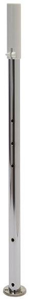 Post, steel, chrome, 25 13/16" - 29 1/4", adjustable