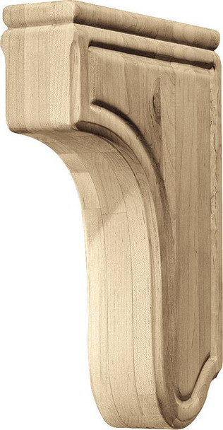 Corbel, plain, red oak, 2 3/4" x 13"