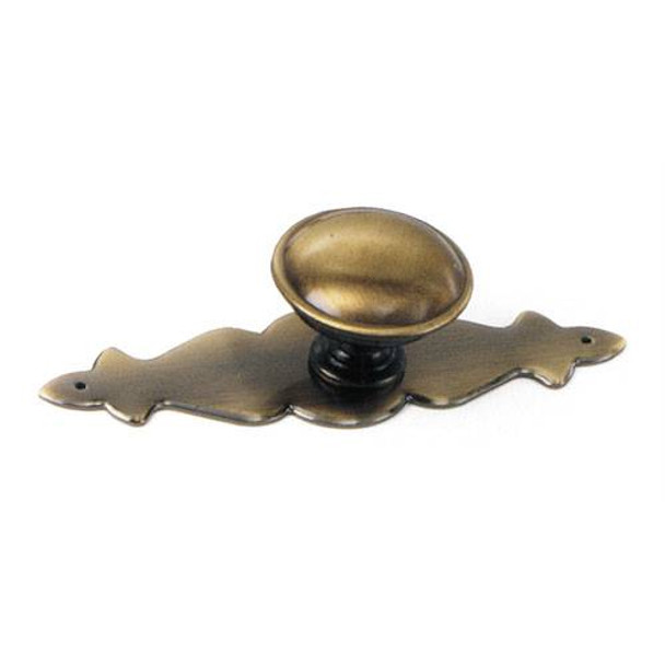 4" Classic Traditions Backplate - Antique Brass