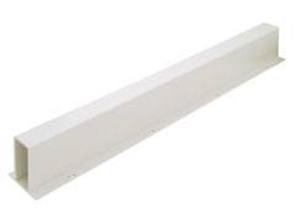 Roll-out Tray, adjustable, 20 1/8" center partition support, plastic, white
