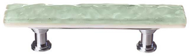5" Glacier Spruce Green Skinny Pull - Satin Nickel