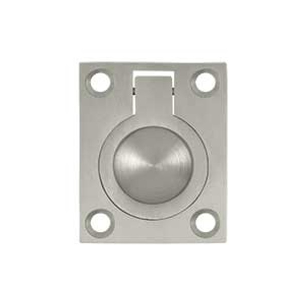 1-3/8" Flush Ring Pull - Brushed Nickel