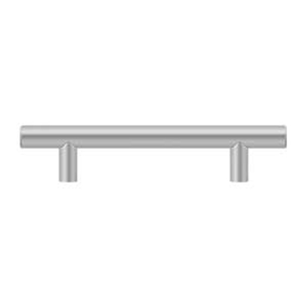 3-3/4" CTC Short Stainless Steel Bar Pull - Stainless Steel