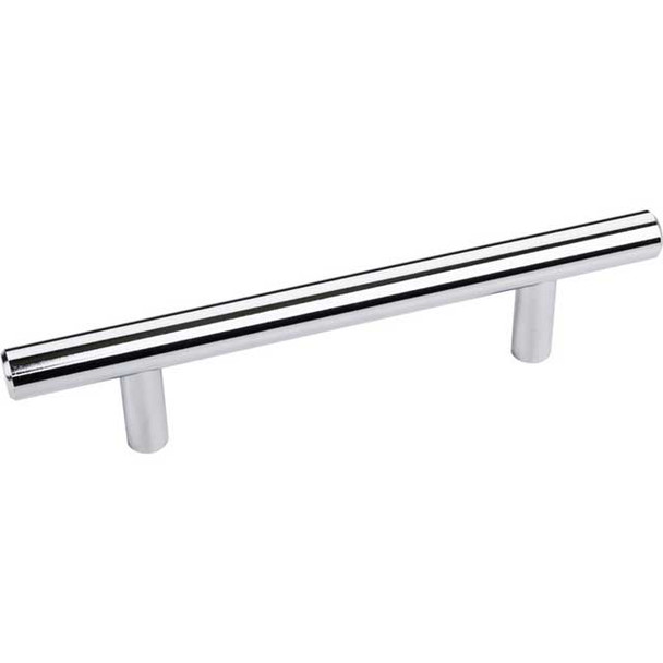 96mm CTC Naples Solid Zinc Bar Pull - Polished Chrome