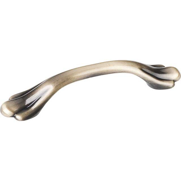 3" CTC Kingsport Bow Pull - Brushed Antique Brass
