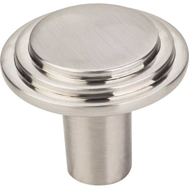 1-1/4" Dia. Large Round Calloway Knob - Satin Nickel