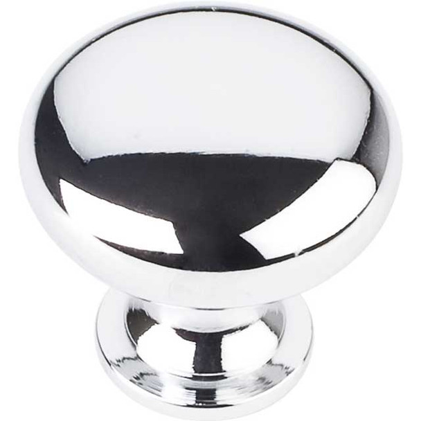 1-3/16" Dia. Round Madison Knob - Polished Chrome