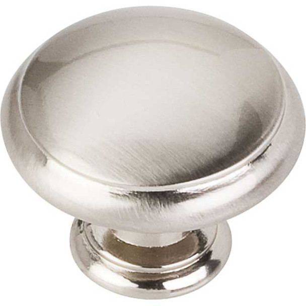 1" Dia. Gatsby Round Knob - Satin Nickel