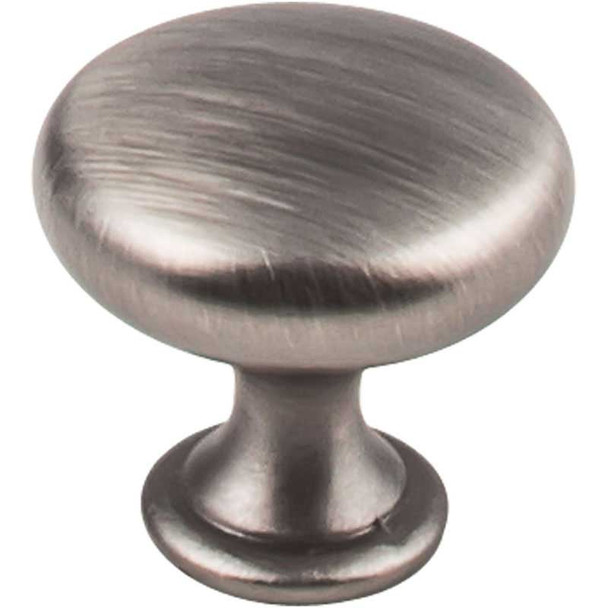 1-3/16" Dia. Round Madison Knob - Brushed Pewter