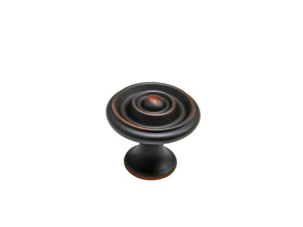 42mm Dia. Classic Expression Raised Ring Round Knob - Oil Rubbed Bronze