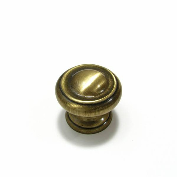 30mm Dia. Classic Expression Round Bubble Ring Knob - Antique English