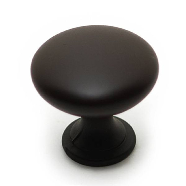 30mm Dia. Urban Collection Flat Top Round Knob - Oil Rubbed Bronze