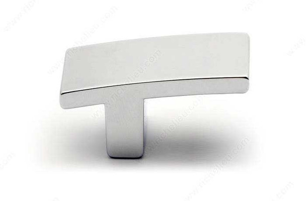 38mm Rectangular Sloped Inspiration Knob - Chrome