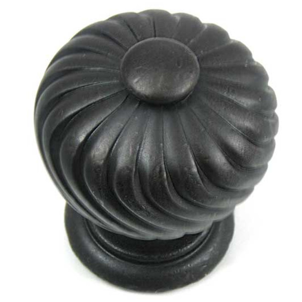 1-1/4" Dia. French Twist Knob - Oil Rubbed Bronze