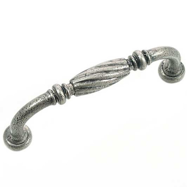 3" CTC French Twist Pull - Distressed Pewter