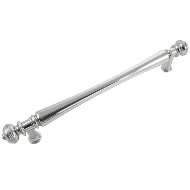 12" CTC Oversize Vanilla Finial Pull - Polished Nickel