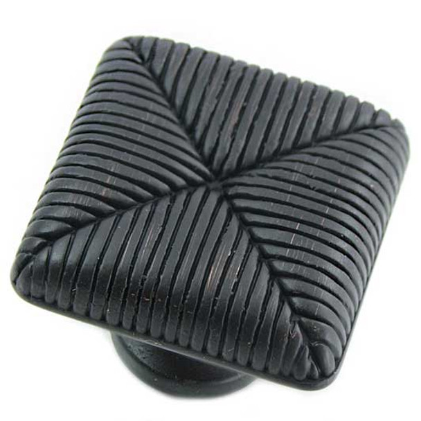 1-3/8" Square Seat Cushion Knob - Oil Rubbed Bronze