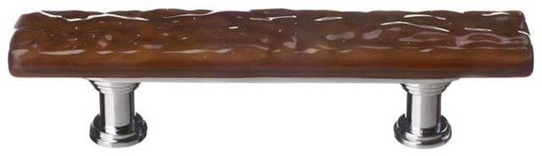 5" Glacier Woodland Brown Skinny Pull - Oil Rubbed Bronze