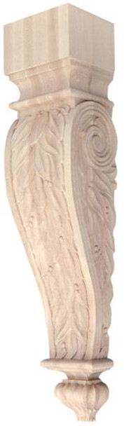 Corbel, Chateau, maple, 5 1/4 x 24"