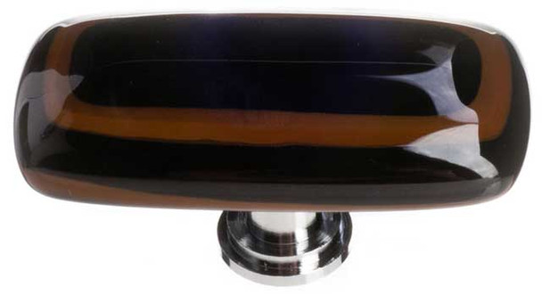 2" Stratum Woodland Brown & Black Long Knob - Oil Rubbed Bronze