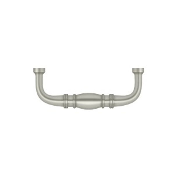 3" CTC Colonial Wire Pull - Brushed Nickel