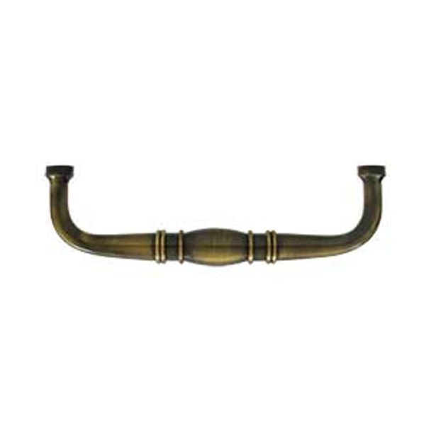 4" CTC Colonial Wire Pull - Antique Brass