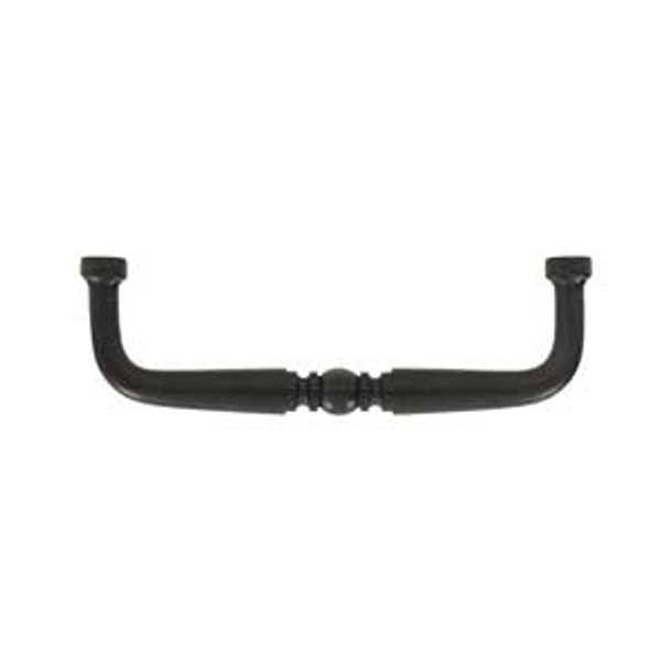 3-1/2" CTC Traditional Decorative Wire Pull - Oil-rubbed Bronze