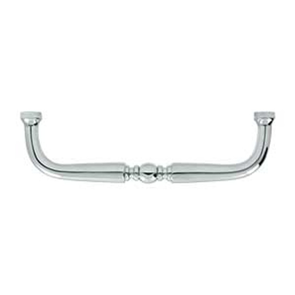 4" CTC Traditional Decorative Wire Pull - Polished Chrome
