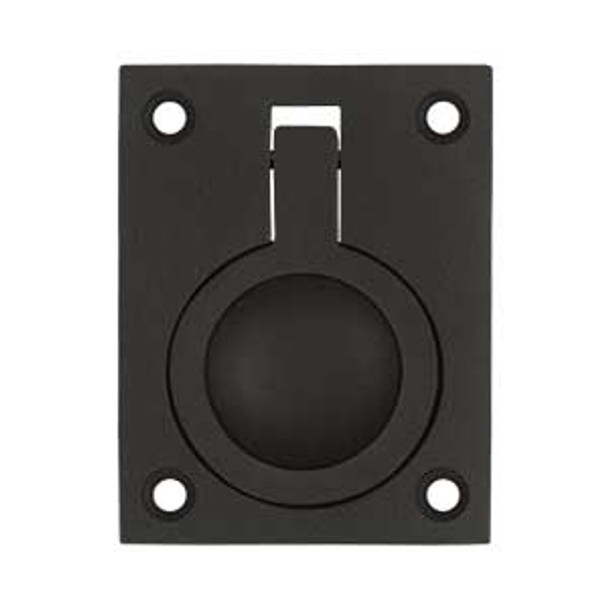 1-7/8" Flush Ring Pull - Oil-rubbed Bronze