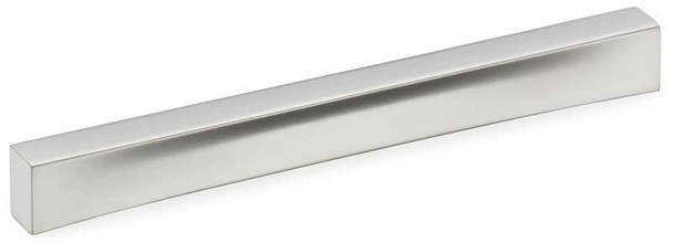 192mm Slim Rectangle Pull - Satin Nickel