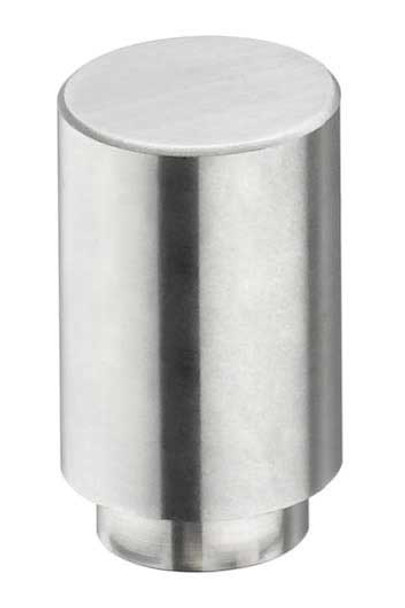 20mm Dia. Button Knob - Brushed Stainless Steel