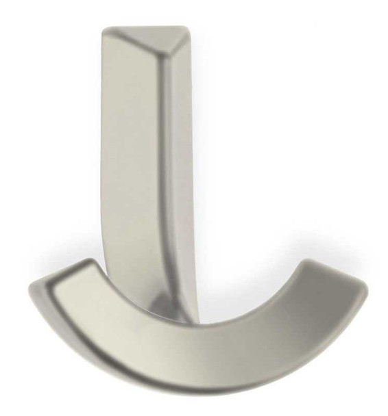 20mm CTC Smile Hook - Satin Nickel