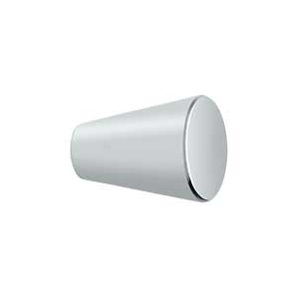 3/4" Dia. Cone Cabinet Knob - Polished Chrome