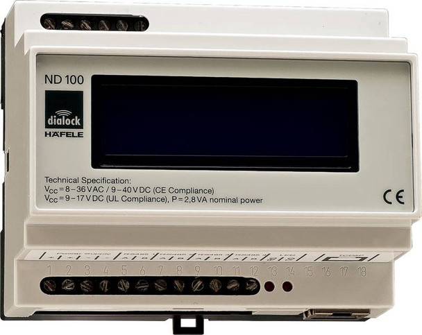 ND100 Online network device RS485 to TCPIP, 12 volt direct current, plastic, gray