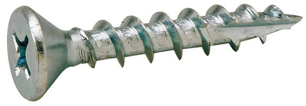 Screw Zip-R, steel, zinc-plated, flat countersunk head, T17, phi - Box of 1000 - 1071966