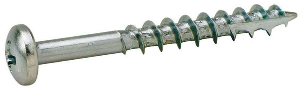 Screw Zip-R, steel, zinc-plated, pan head, T17, phillips drive, - Box of 500 - 1083969